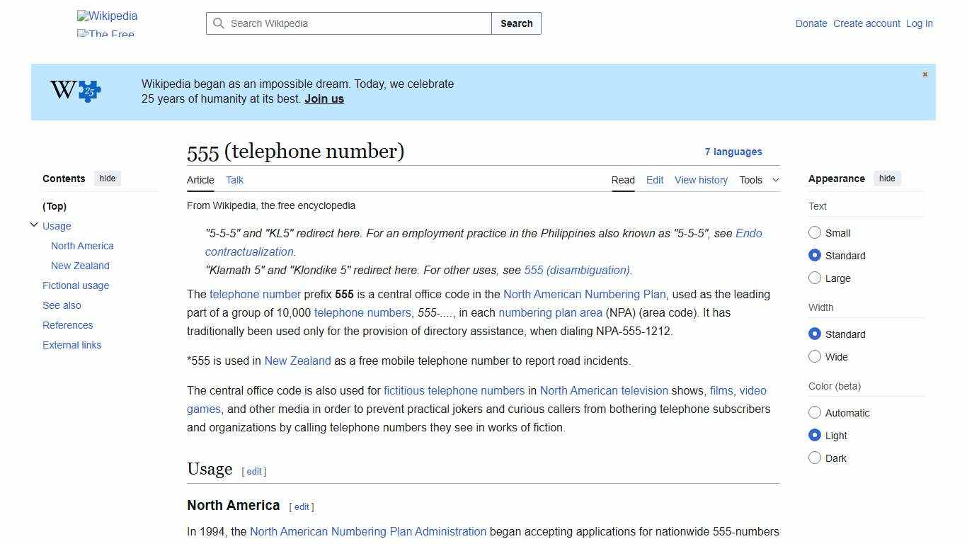 555 (telephone number) - Wikipedia